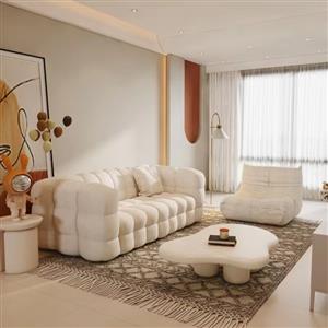 Minimalist small unit living room